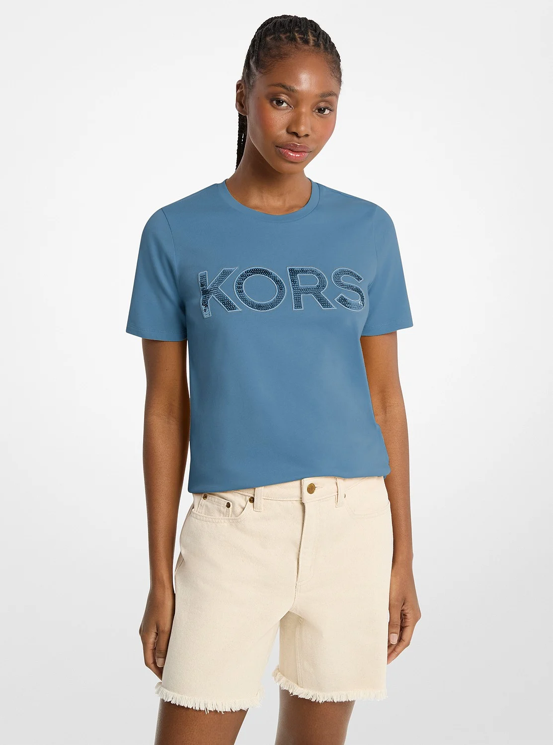 Michael Kors KORS シークイン クラシック Tシャツ