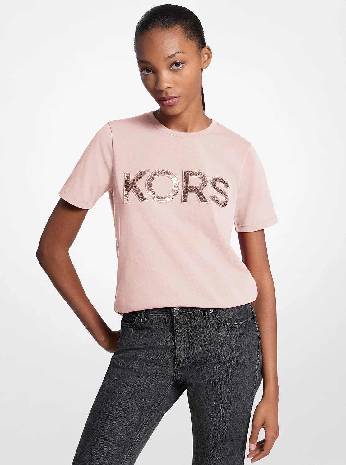 Michael Kors KORS シークイン クラシック Tシャツ