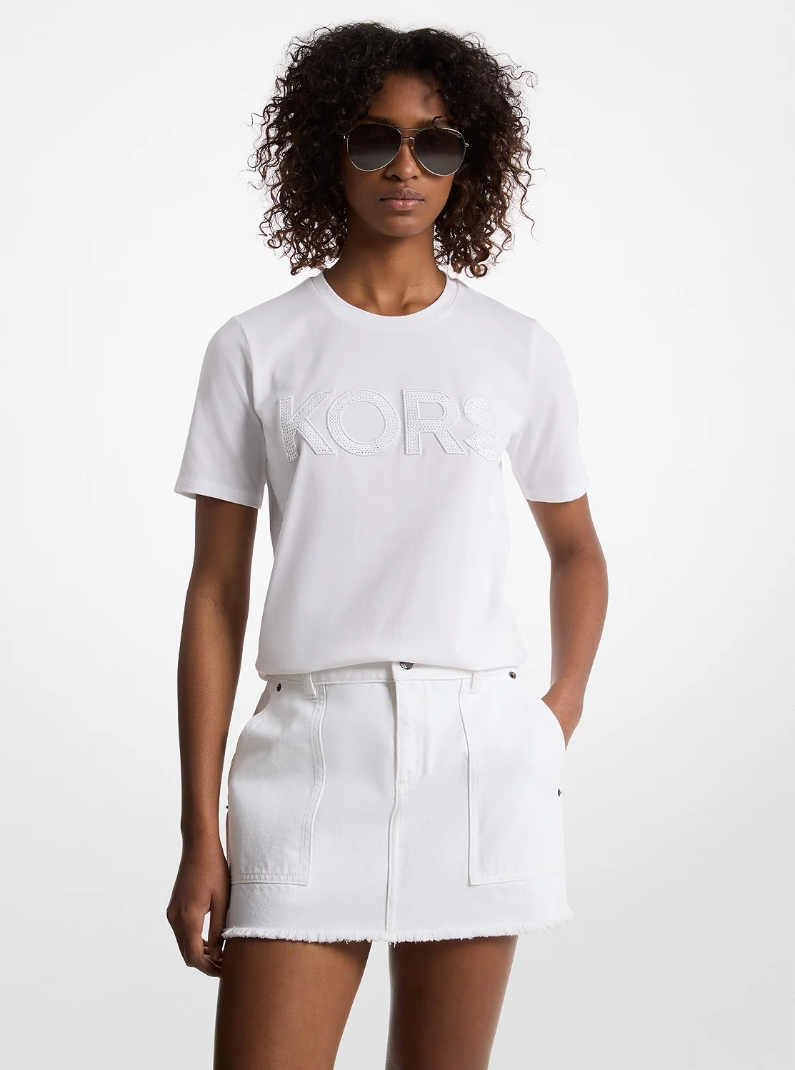 Michael Kors KORS シークイン クラシック Tシャツ
