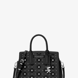 Michael Kors LAILA エンブリッシュ レーザーカットレザー サッチェル スモール