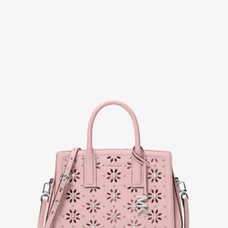 Michael Kors LAILA エンブリッシュ レーザーカットレザー サッチェル スモール