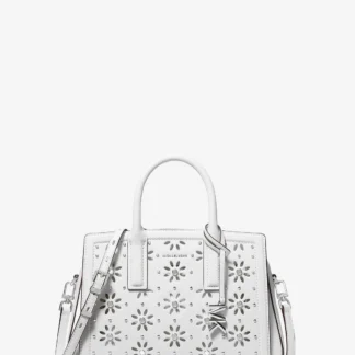 Michael Kors LAILA エンブリッシュ レーザーカットレザー サッチェル スモール