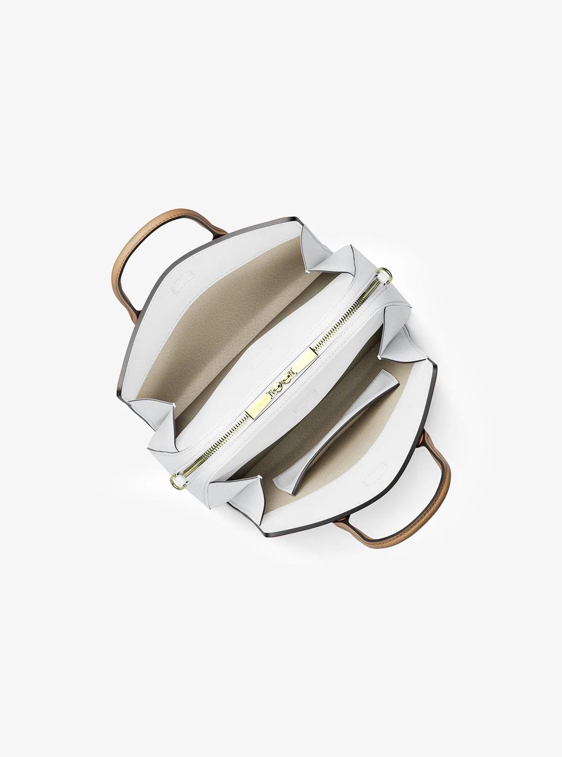 Michael Kors LAILA カラーブロック ぺブルレザー サッチェル スモール - Image 2