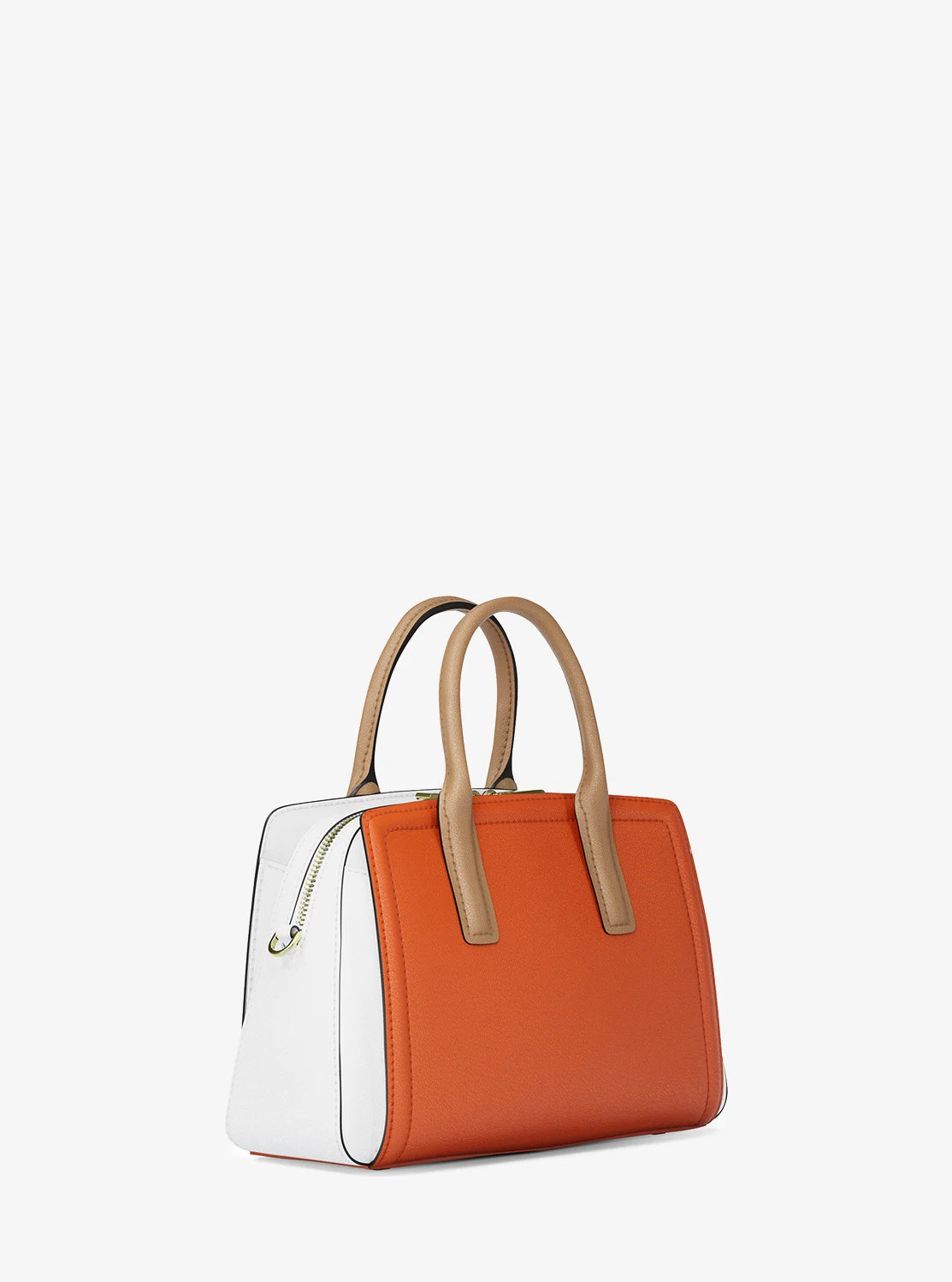 Michael Kors LAILA カラーブロック ぺブルレザー サッチェル スモール - Image 3
