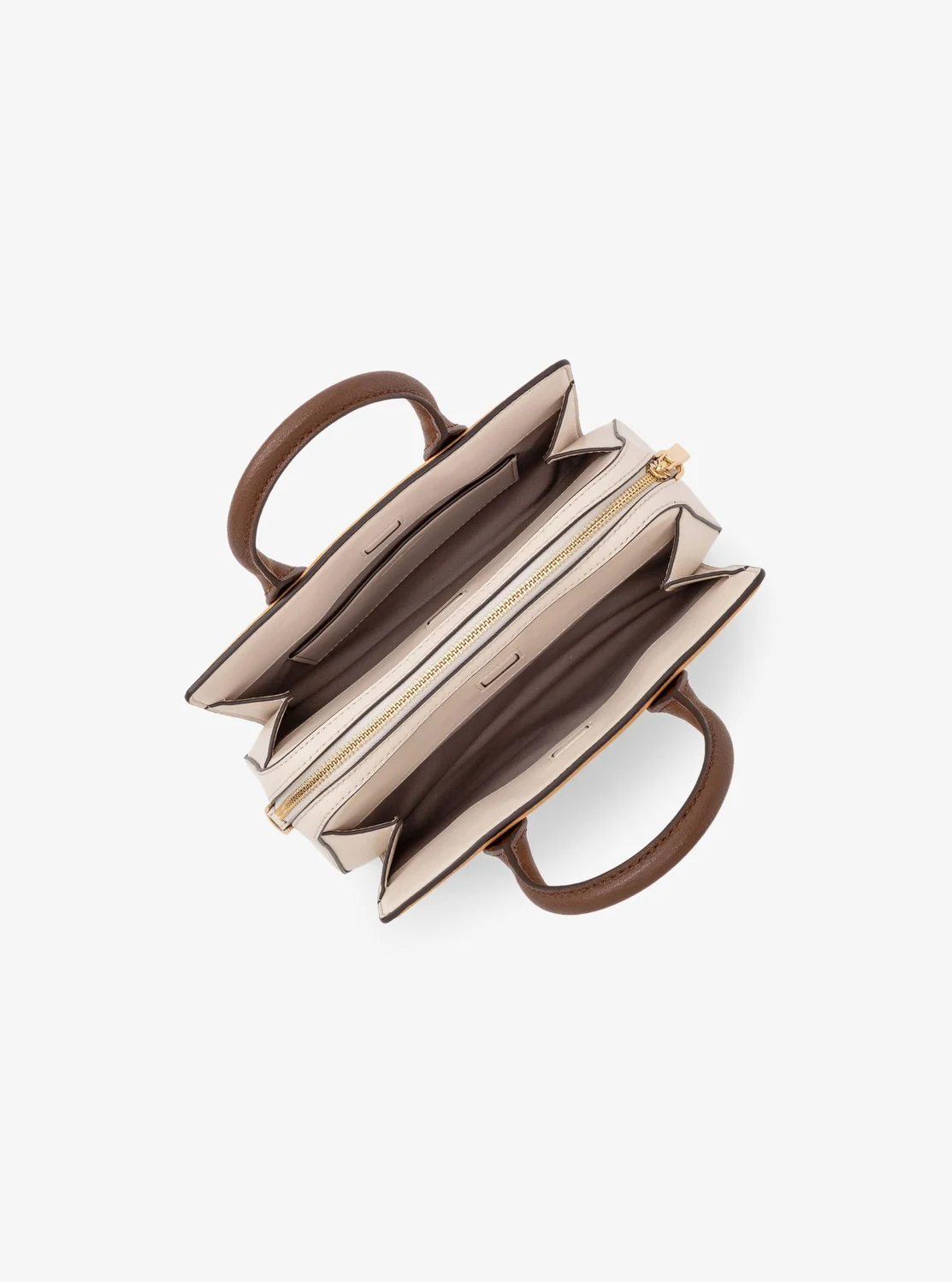 Michael Kors LAILA カラーブロック ぺブルレザー サッチェル スモール - Image 4