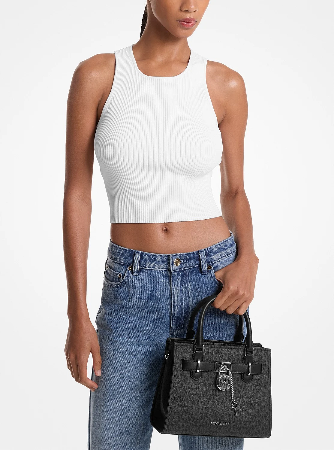Michael Kors LANDON サッチェル スモール - MKシグネチャー - Image 4
