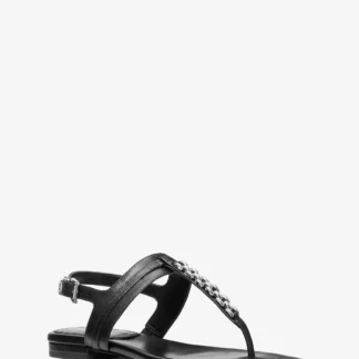 Michael Kors MARCIA レザー トング サンダル