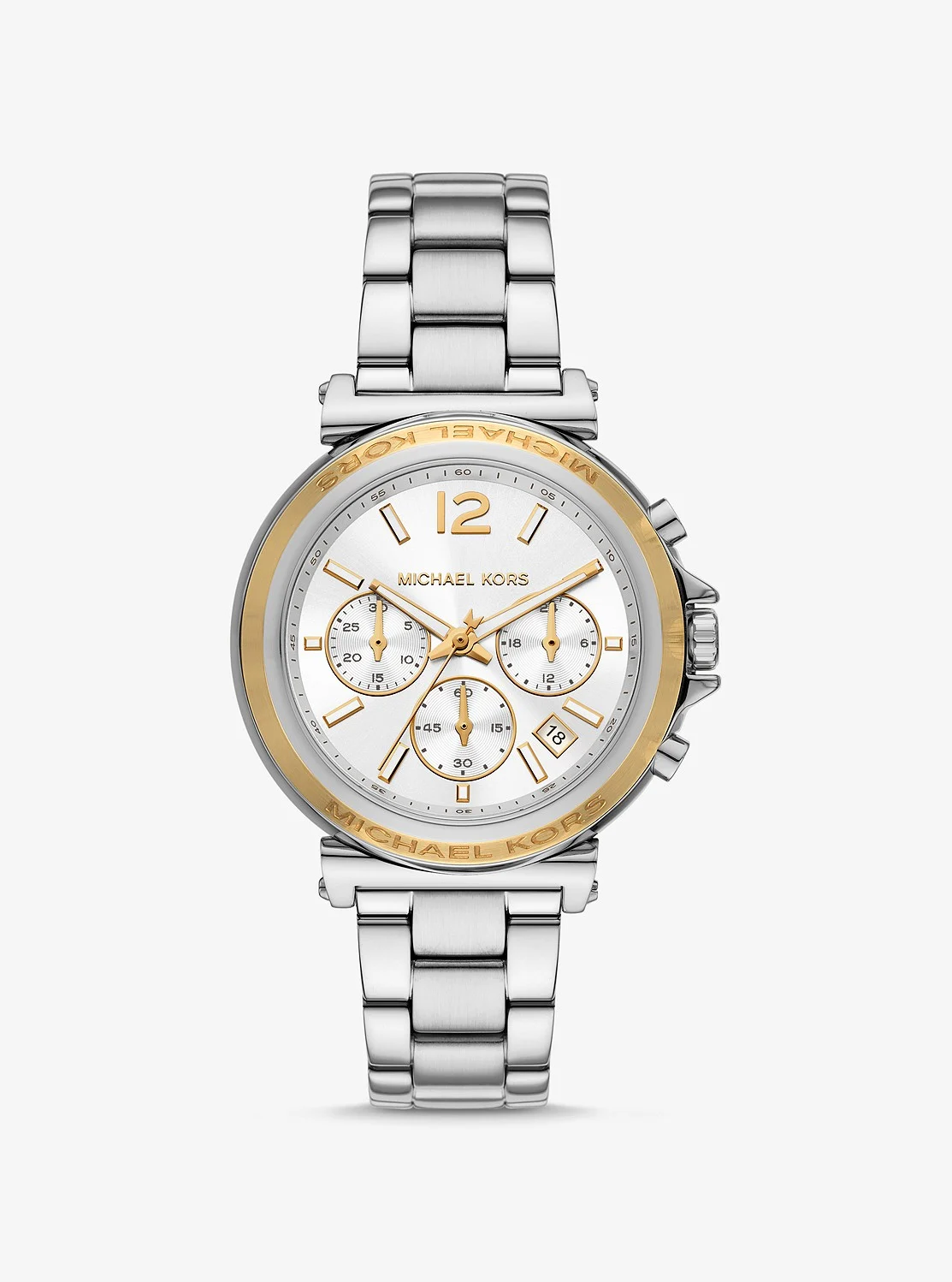 Michael Kors MAREN オーバーサイズ シルバートーン ウォッチ