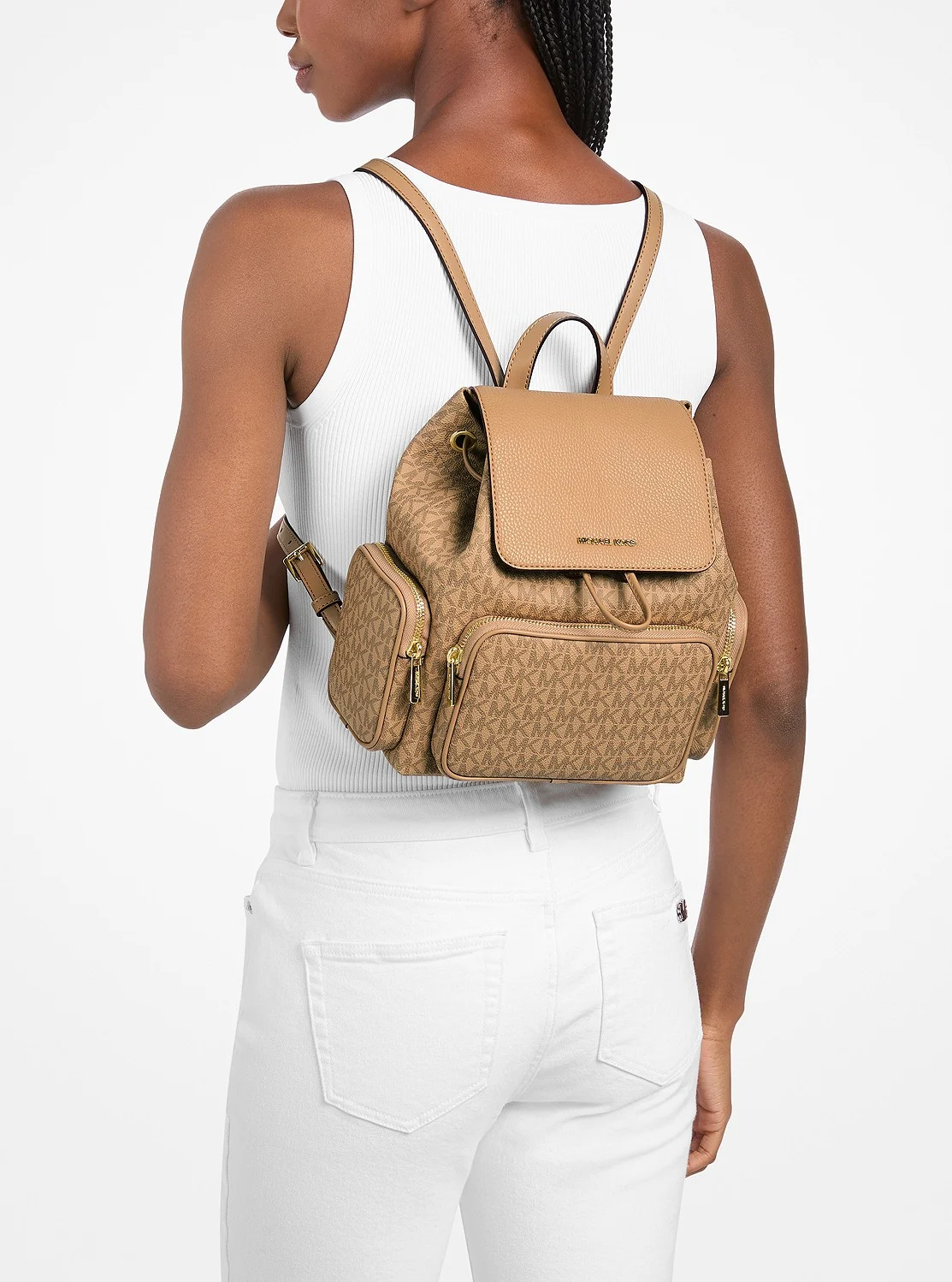 Michael Kors MERRITT カーゴ バックパック スモール - MKシグネチャー - Image 4
