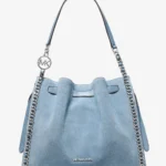 Michael Kors MINA スエード ベルトチェーン インレイショルダー ラージ