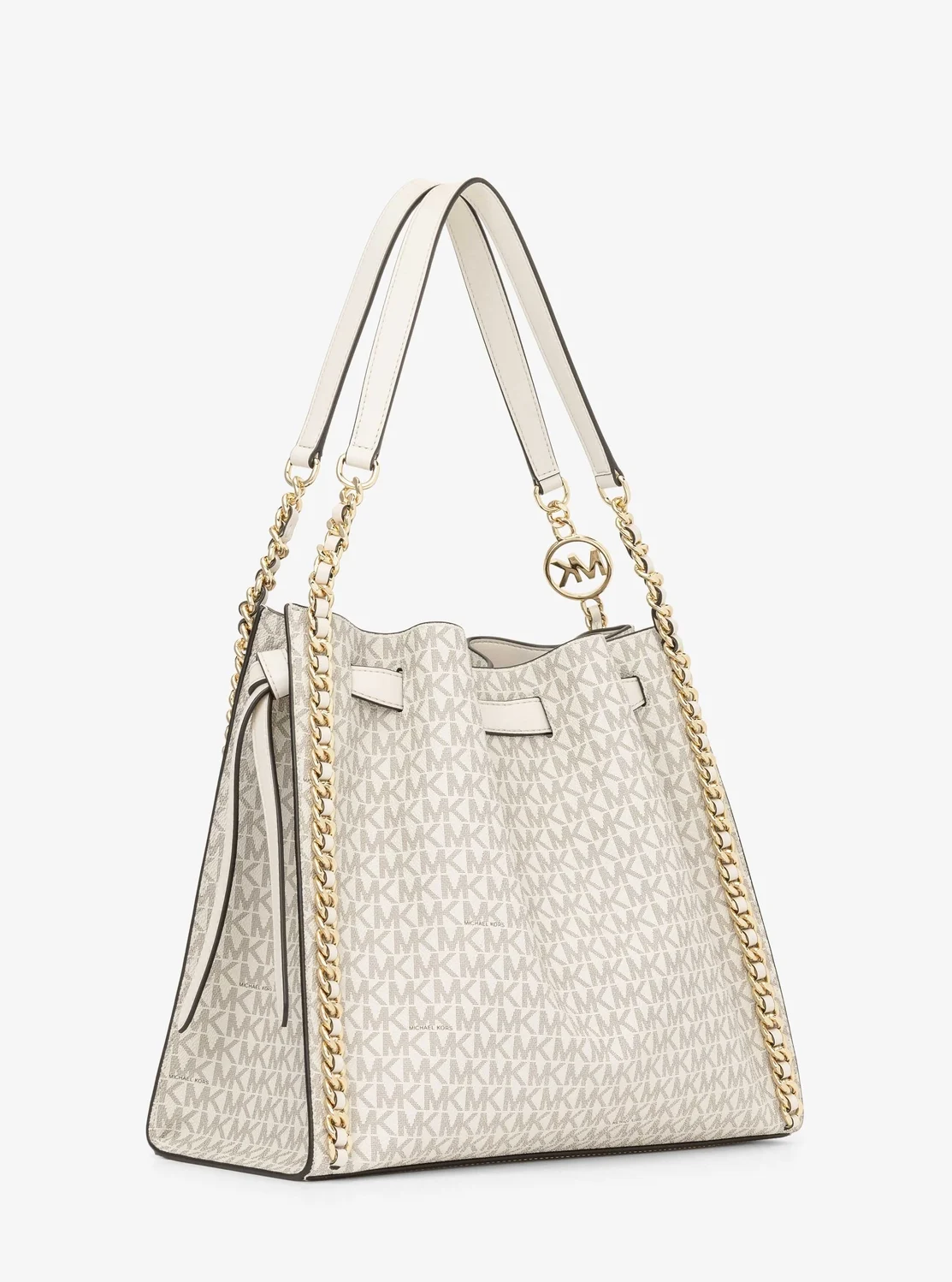 Michael Kors MINA ベルトチェーン インレイショルダー ラージ - MKシグネチャー - Image 3