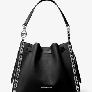Michael Kors MINA ベルトチェーン インレイショルダー ラージ