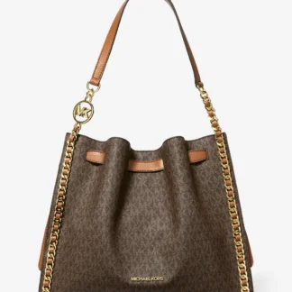 Michael Kors MINA ベルトチェーン インレイショルダー ラージ