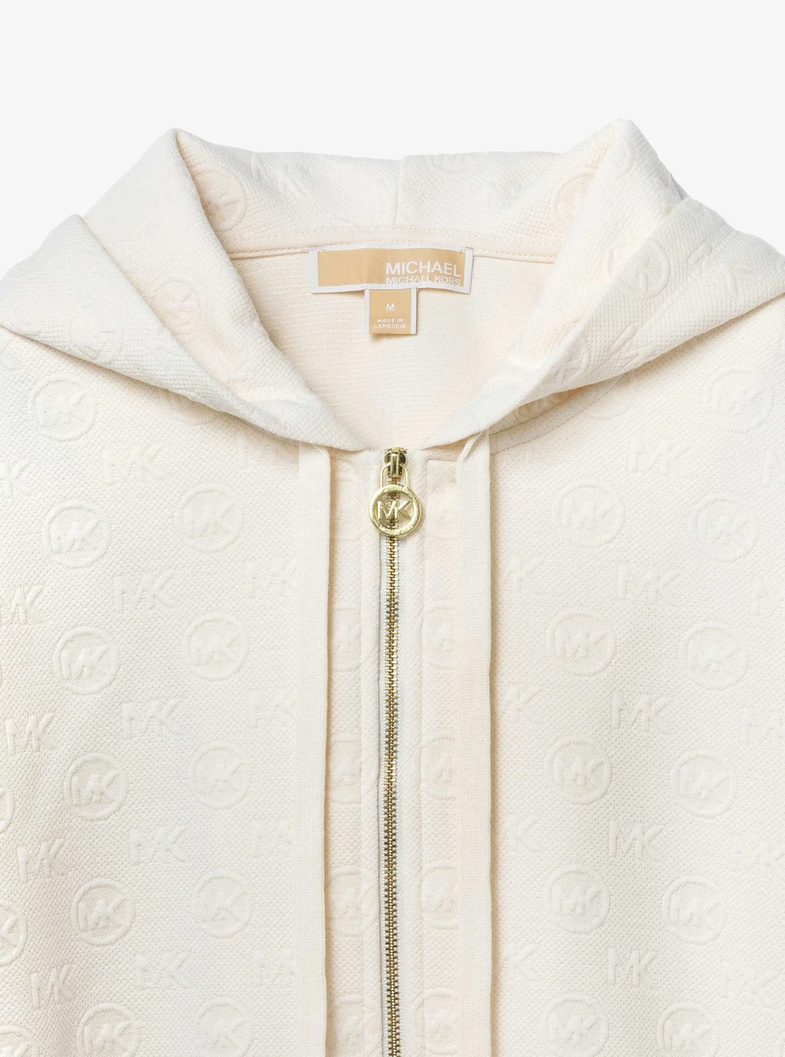 Michael Kors MK CHARM ジャカード クロップ ジップ フーディー - Image 3