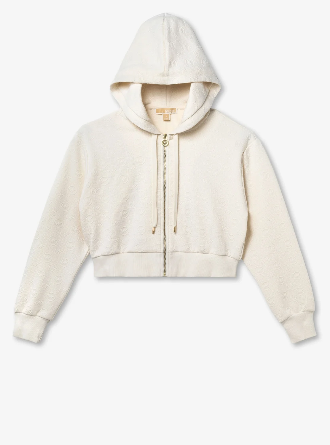 Michael Kors MK CHARM ジャカード クロップ ジップ フーディー - Image 4