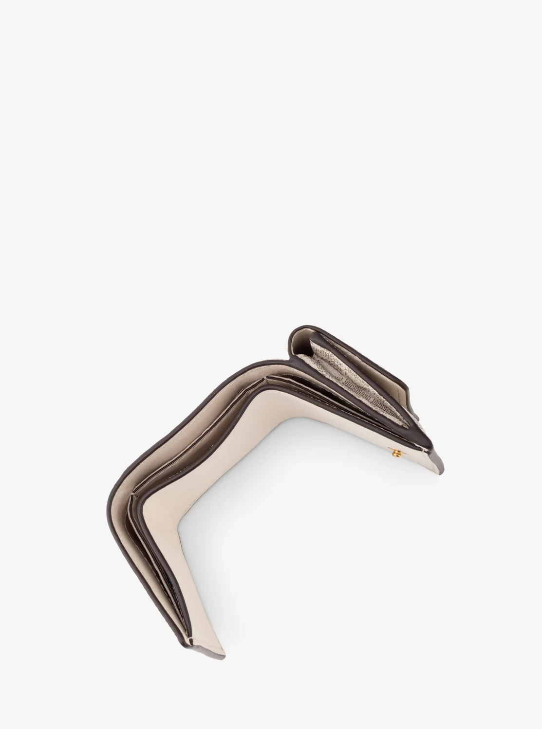 Michael Kors MK FACET トライフォールド フラップ ウォレット スモール - MKシグネチャー - Image 3
