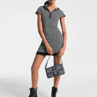 Michael Kors MK2000 ジャカード フーディー ジップ ドレス