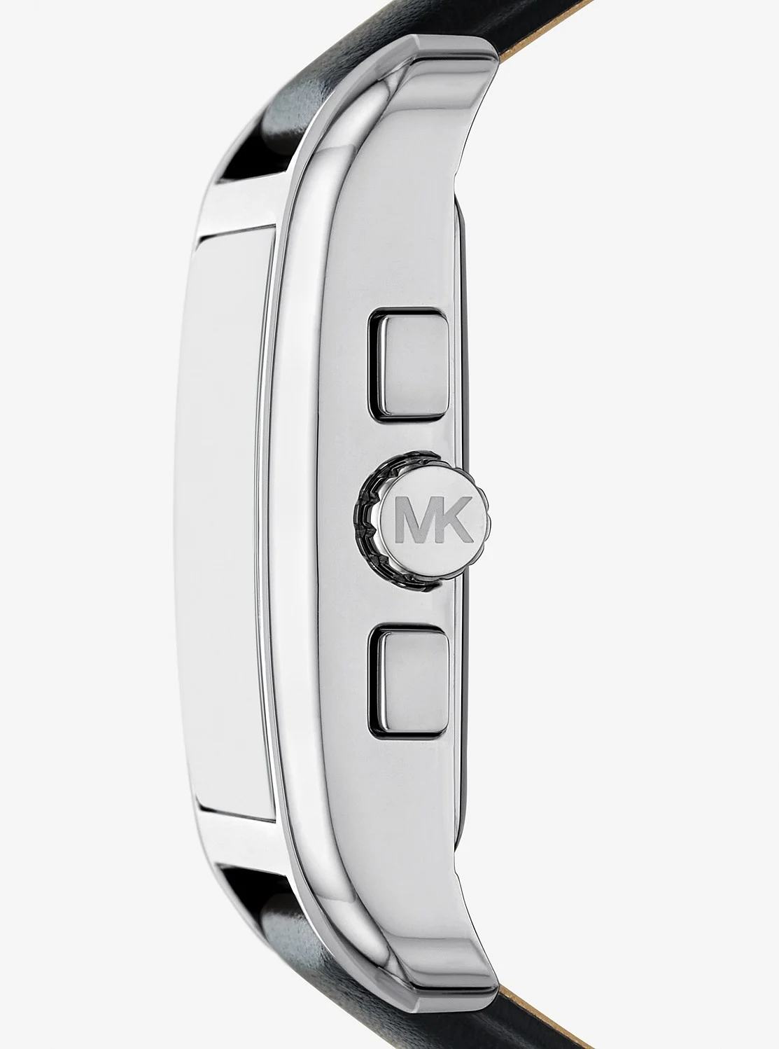 Michael Kors MONROE シルバートーン レザーウォッチ - Image 2