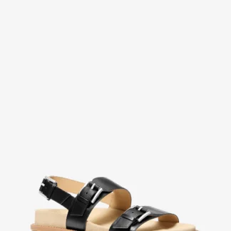 Michael Kors NIA レザー フラット サンダル
