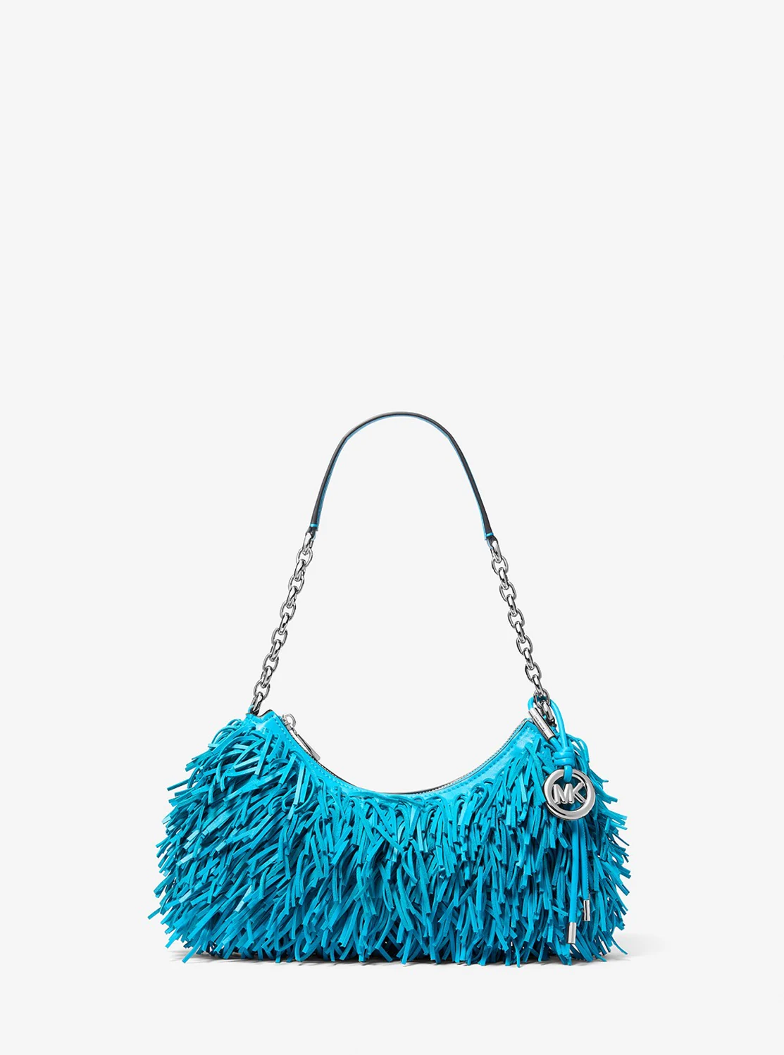 Michael Kors NOLITA フリンジ レザー ポシェット ショルダーバッグ ミディアム