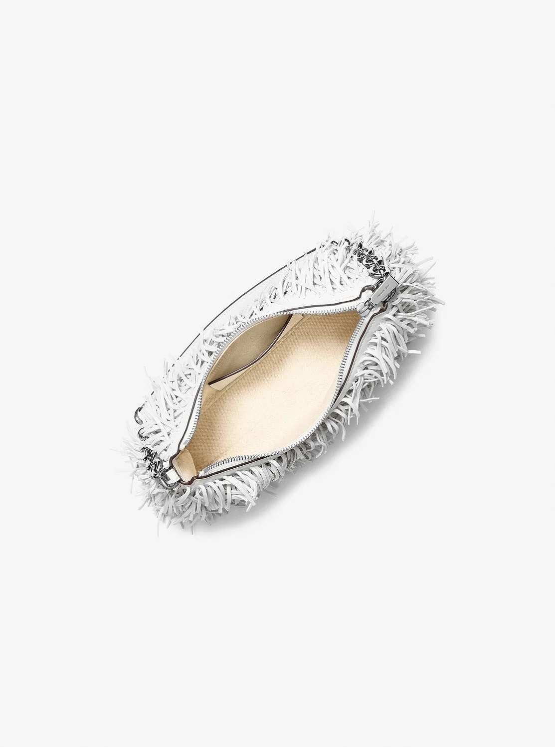 Michael Kors NOLITA フリンジ レザー ポシェット ショルダーバッグ ミディアム - Image 2