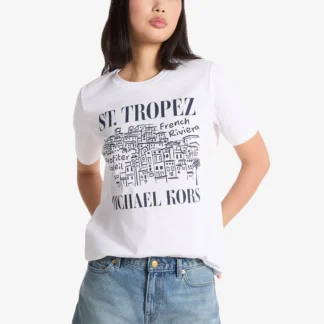 Michael Kors PROVENCE グラフィック クラシック Tシャツ
