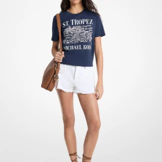 Michael Kors PROVENCE グラフィック クラシック Tシャツ