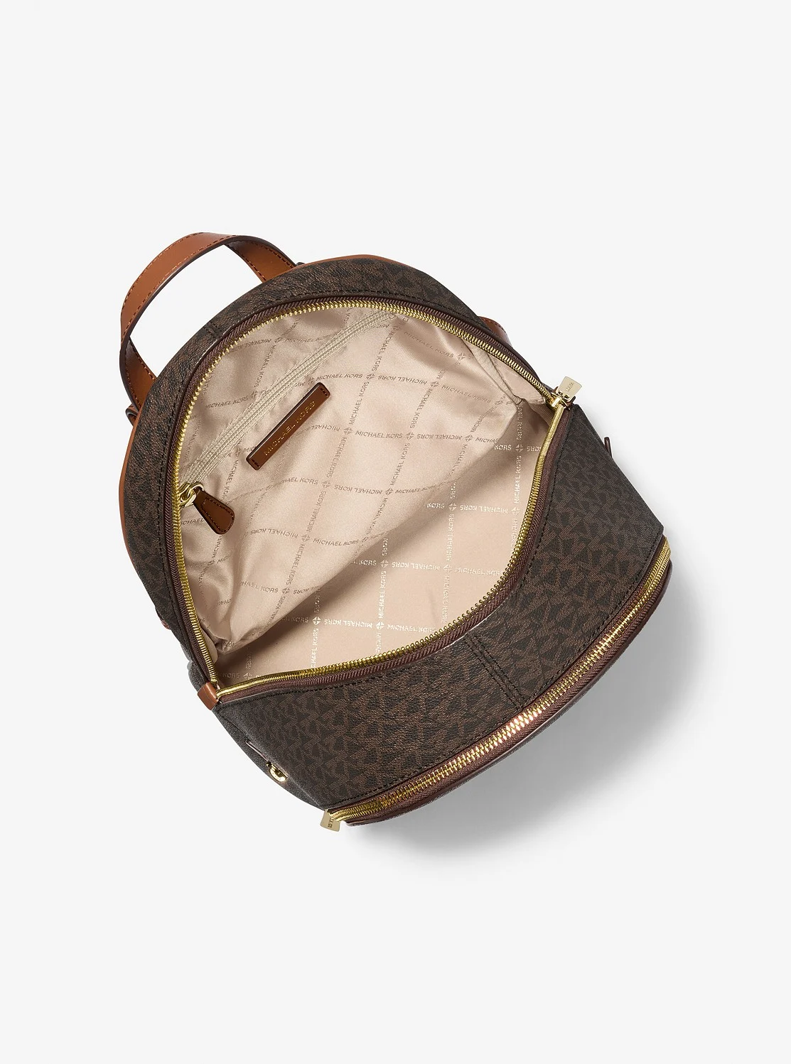 Michael Kors RHEA ジップ バックパック ミディアム - MKシグネチャー - Image 2
