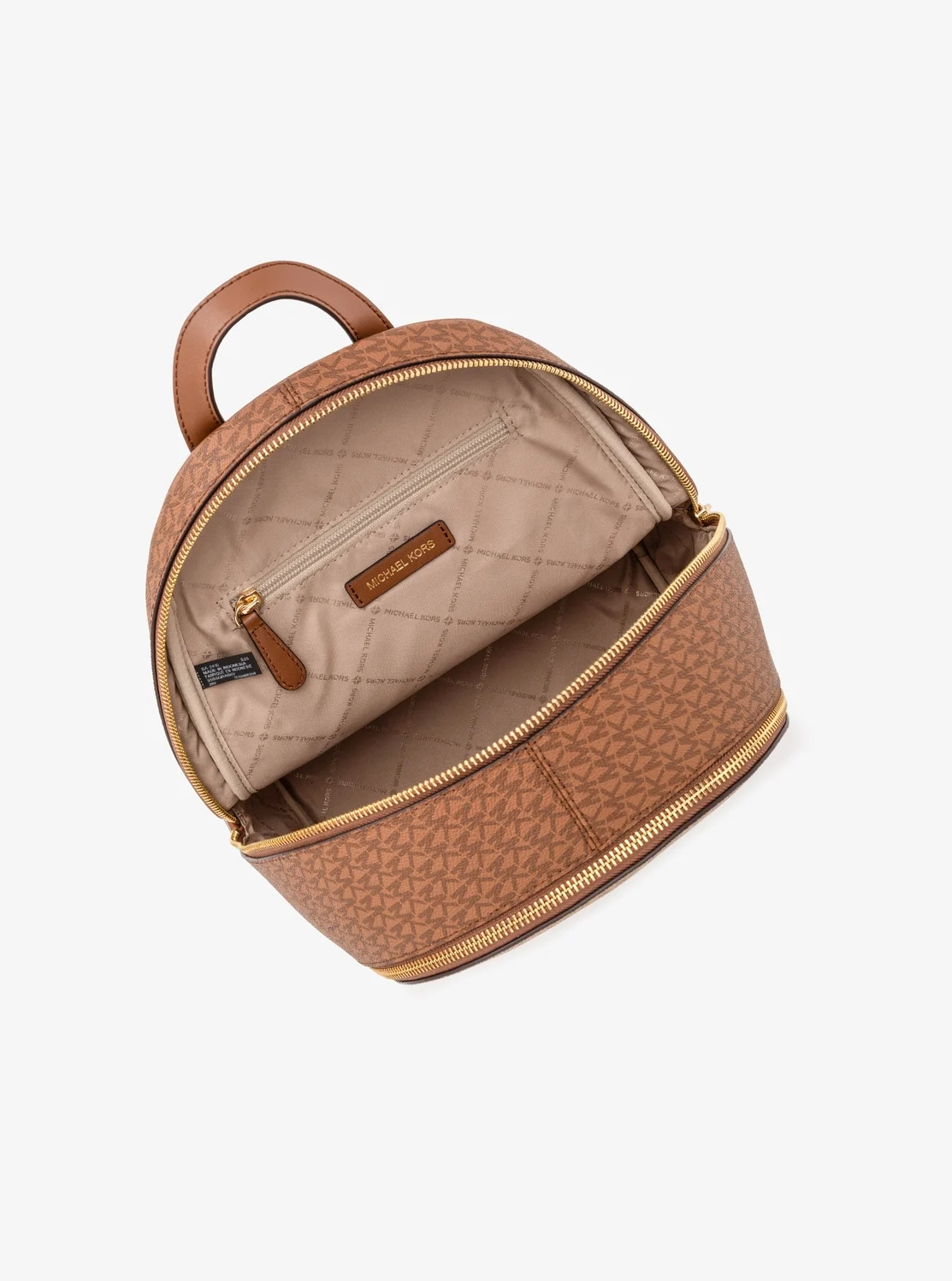 Michael Kors RHEA ジップ バックパック ミディアム - MKシグネチャー - Image 2