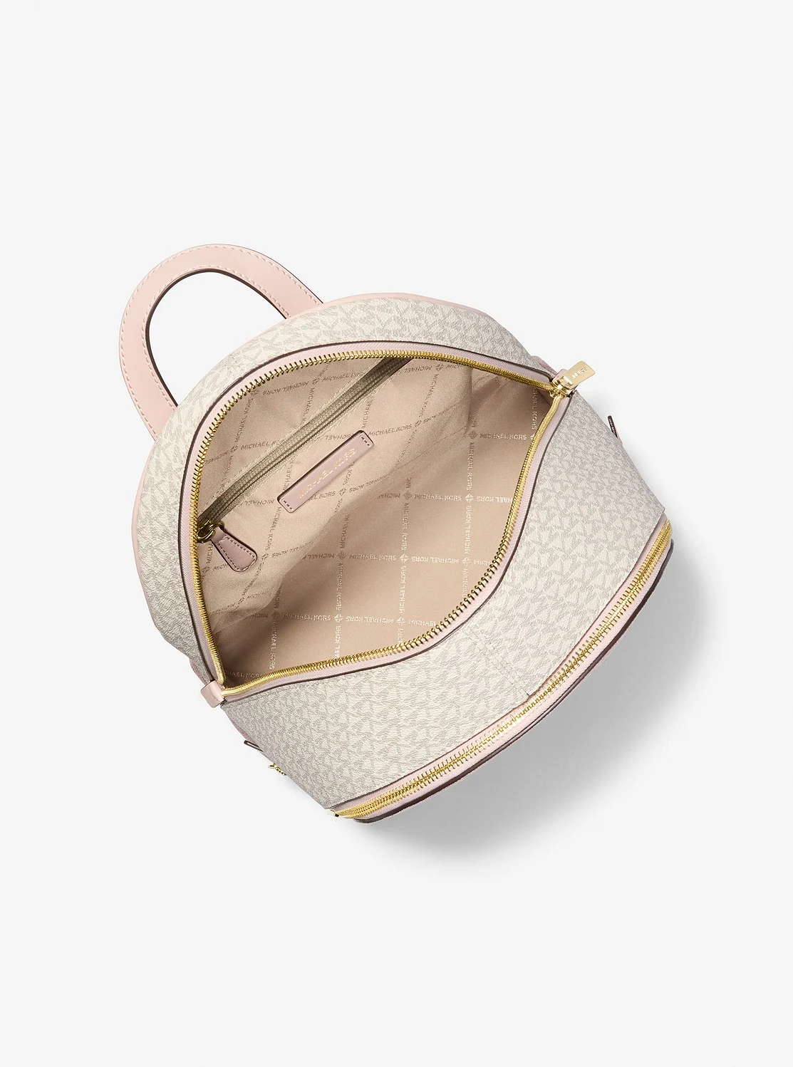 Michael Kors RHEA ジップ バックパック ミディアム - MKシグネチャー - Image 2