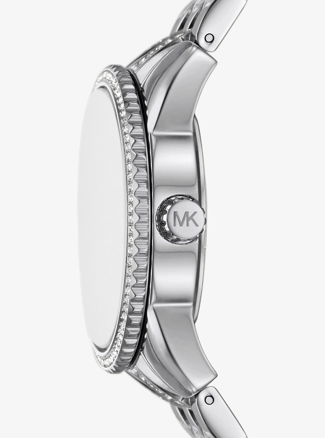 Michael Kors RITZ パヴェ ロゴ シルバートーン ウォッチ ミニ - Image 2