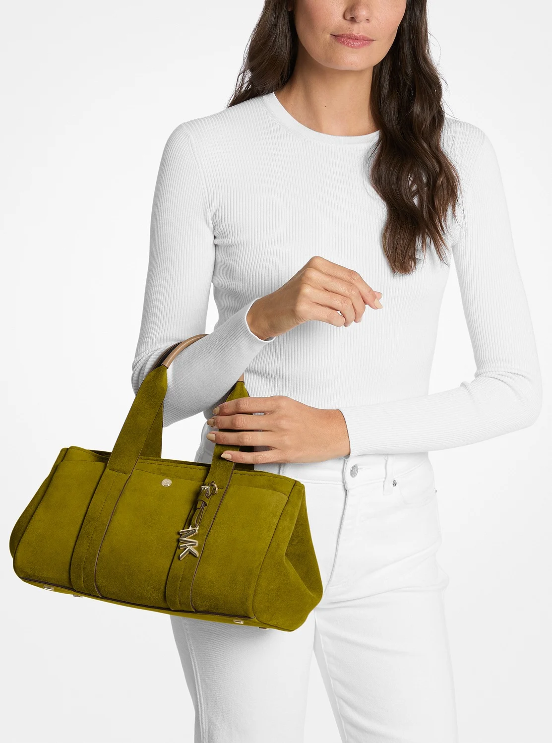 Michael Kors ROMEE スエード サッチェル スモール - Image 4