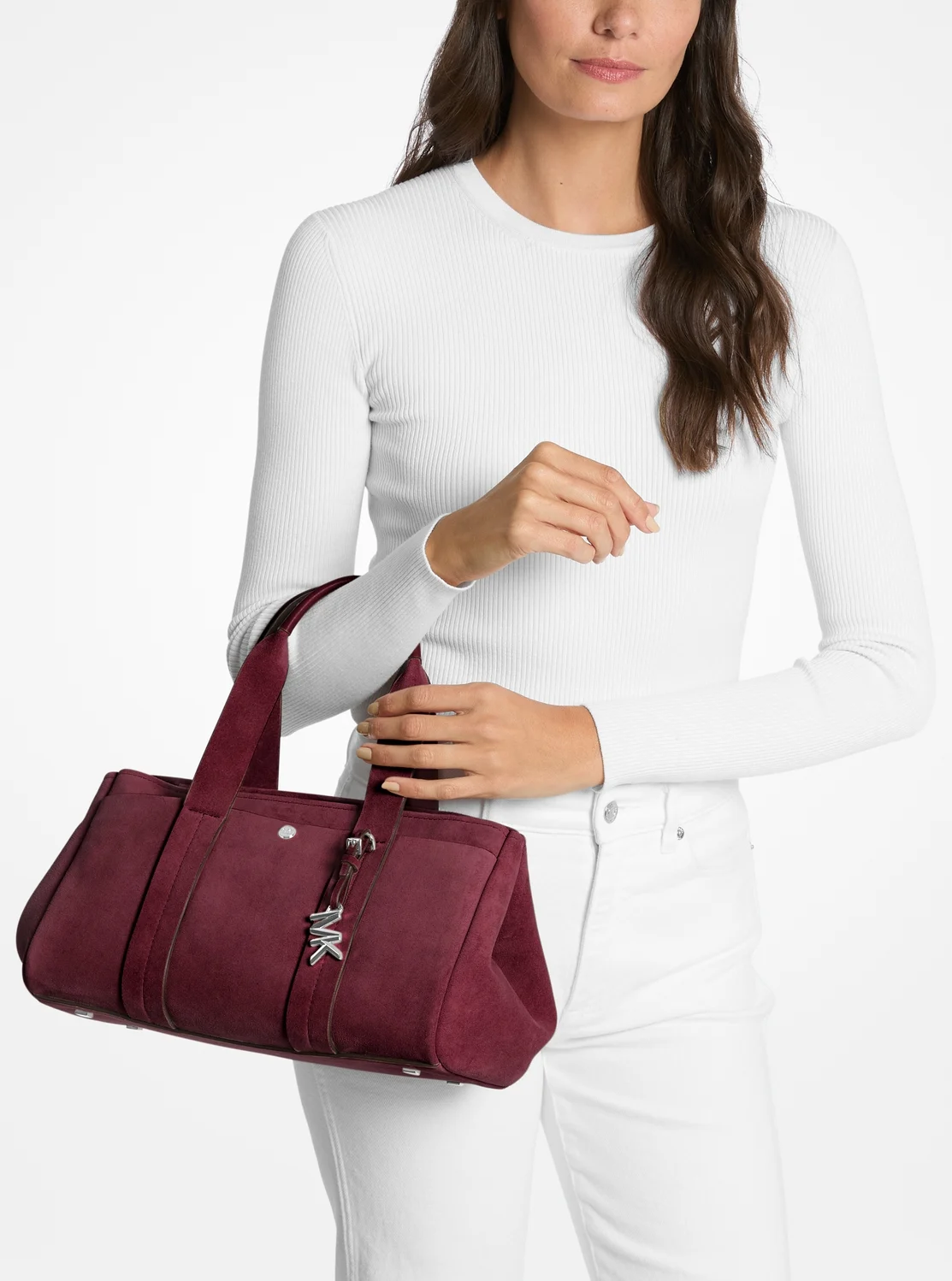 Michael Kors ROMEE スエード サッチェル スモール - Image 4