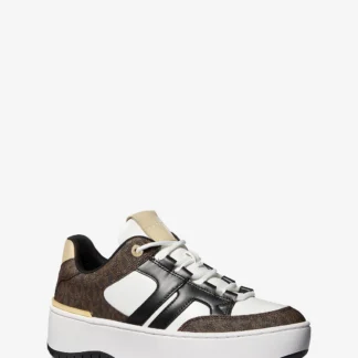 Michael Kors RYDER ミックスメディア プラットフォーム スニーカー