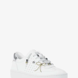 Michael Kors SCOTTY エンブリッシュ レザー スニーカー