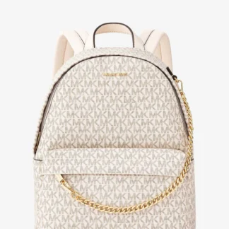 Michael Kors SLATER チェーン バックパック ミディアム - MKシグネチャー