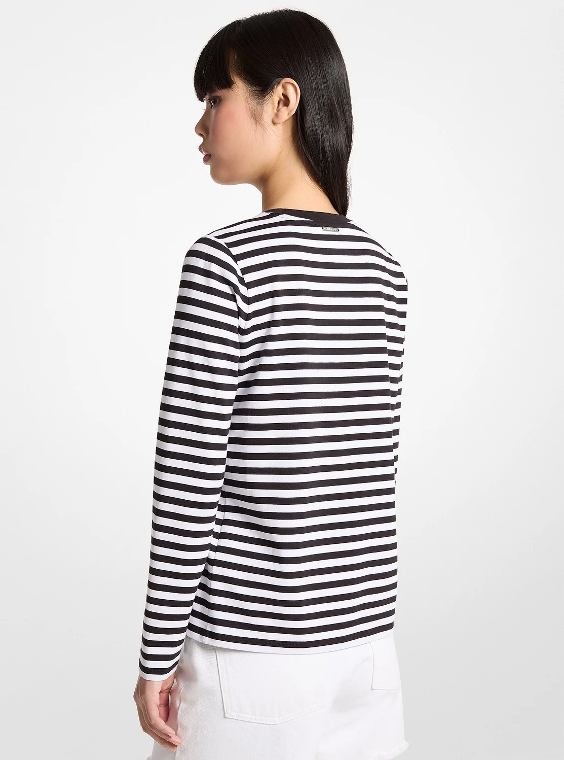 Michael Kors ST. TROPEZ ストライプ コットン Tシャツ - Image 2