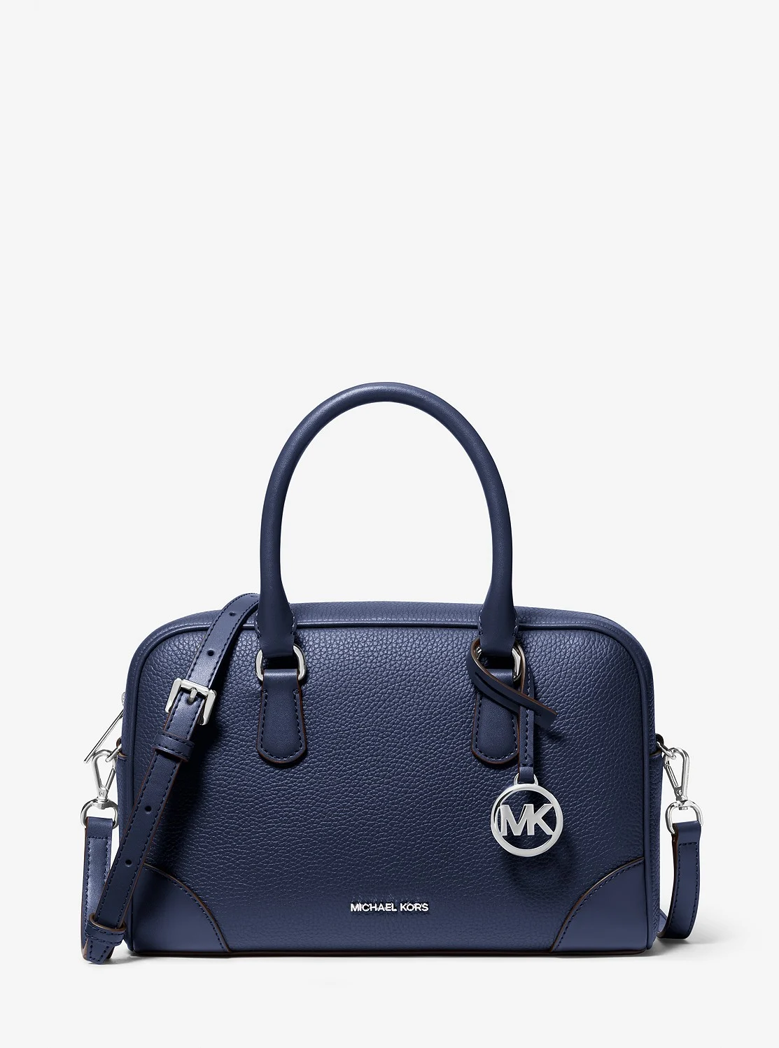 Michael Kors THOMPSON ぺブル レザー ダッフル サッチェル ミディアム