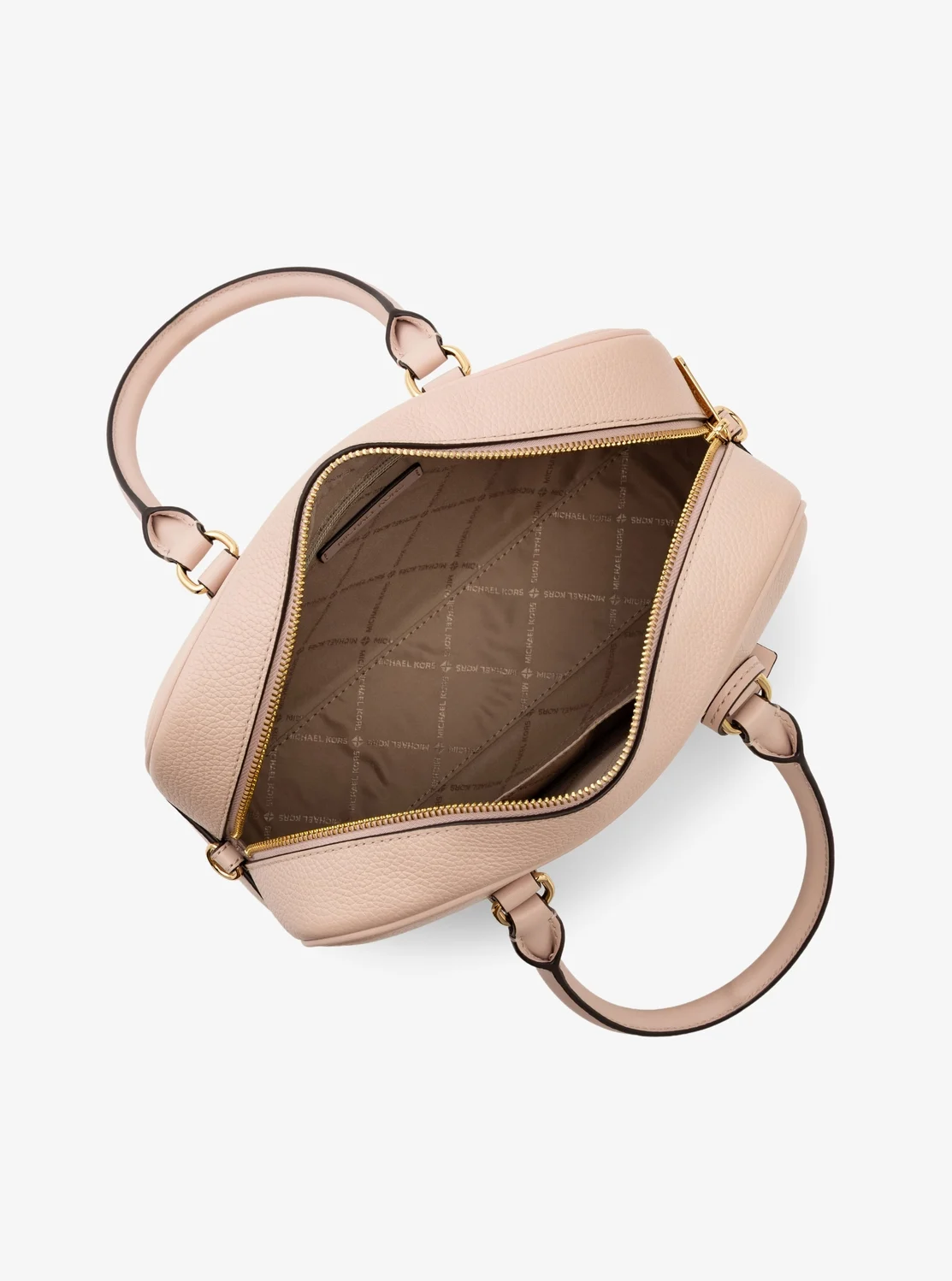 Michael Kors THOMPSON ぺブルレザー ダッフル サッチェル ミディアム - Image 2