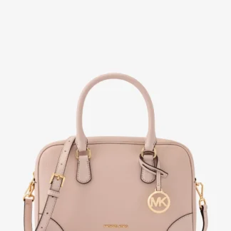 Michael Kors THOMPSON ぺブルレザー ダッフル サッチェル ミディアム