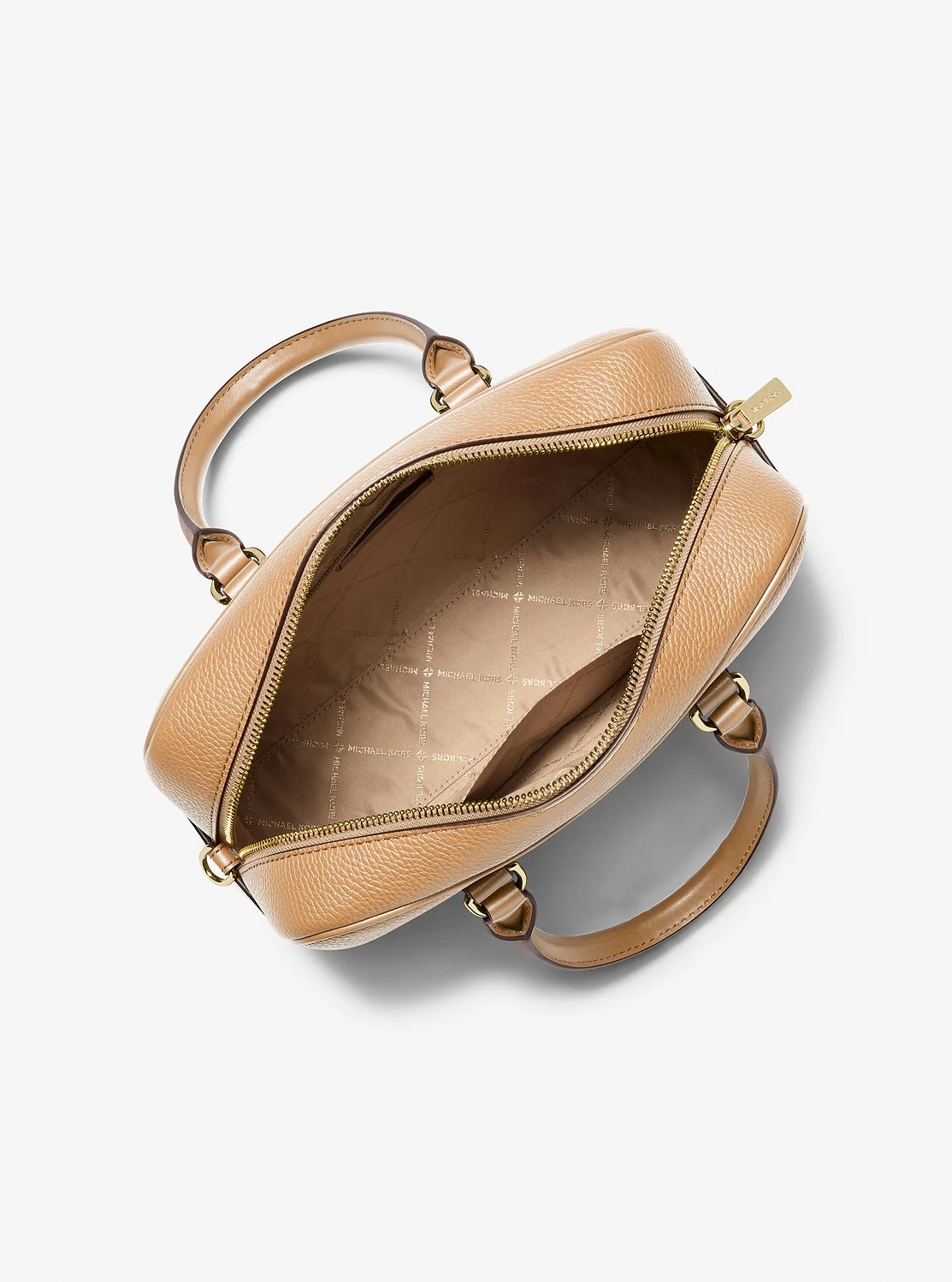 Michael Kors THOMPSON ぺブルレザー ダッフル サッチェル ミディアム - Image 2