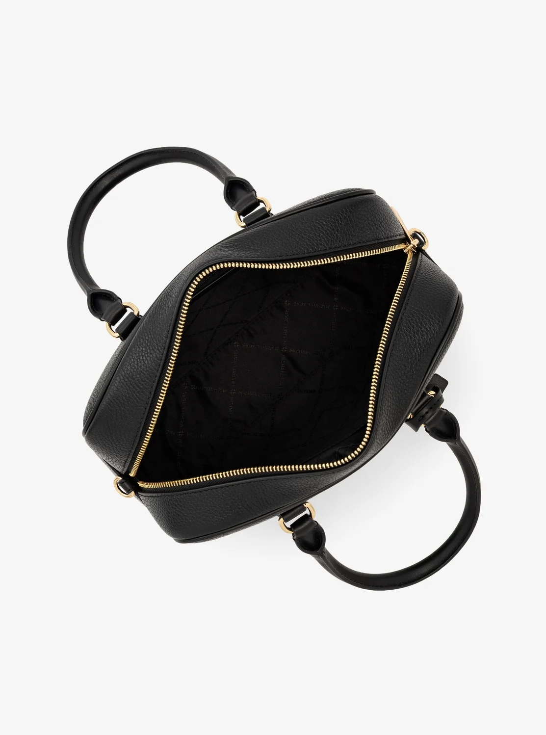 Michael Kors THOMPSON ぺブルレザー ダッフル サッチェル ミディアム - Image 2