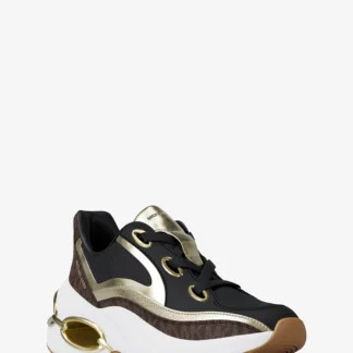 Michael Kors TONI ミックスメディア スニーカー - MKシグネチャー
