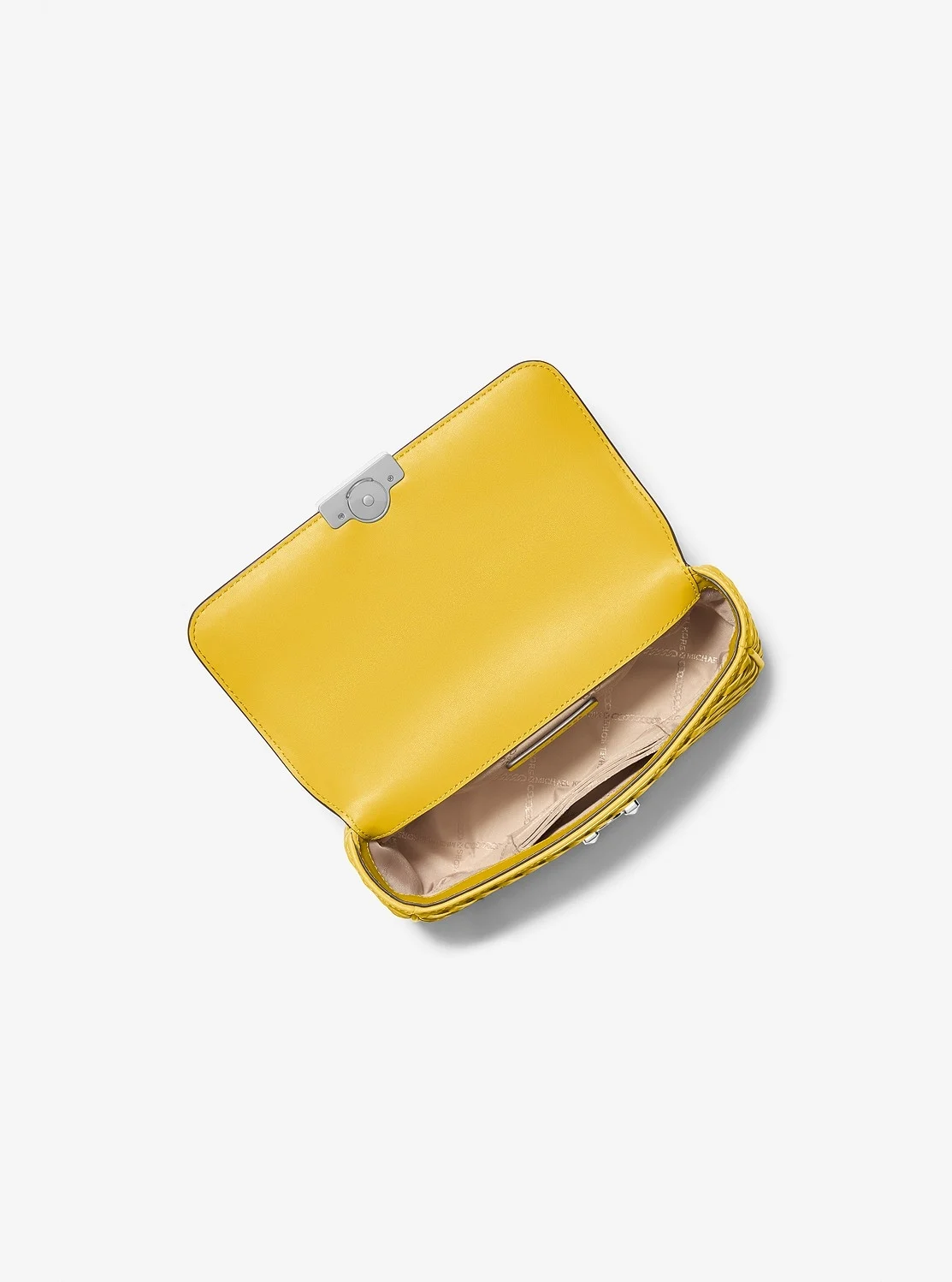 Michael Kors TRIBECA ウーヴン レザー ショルダー スモール - Image 2