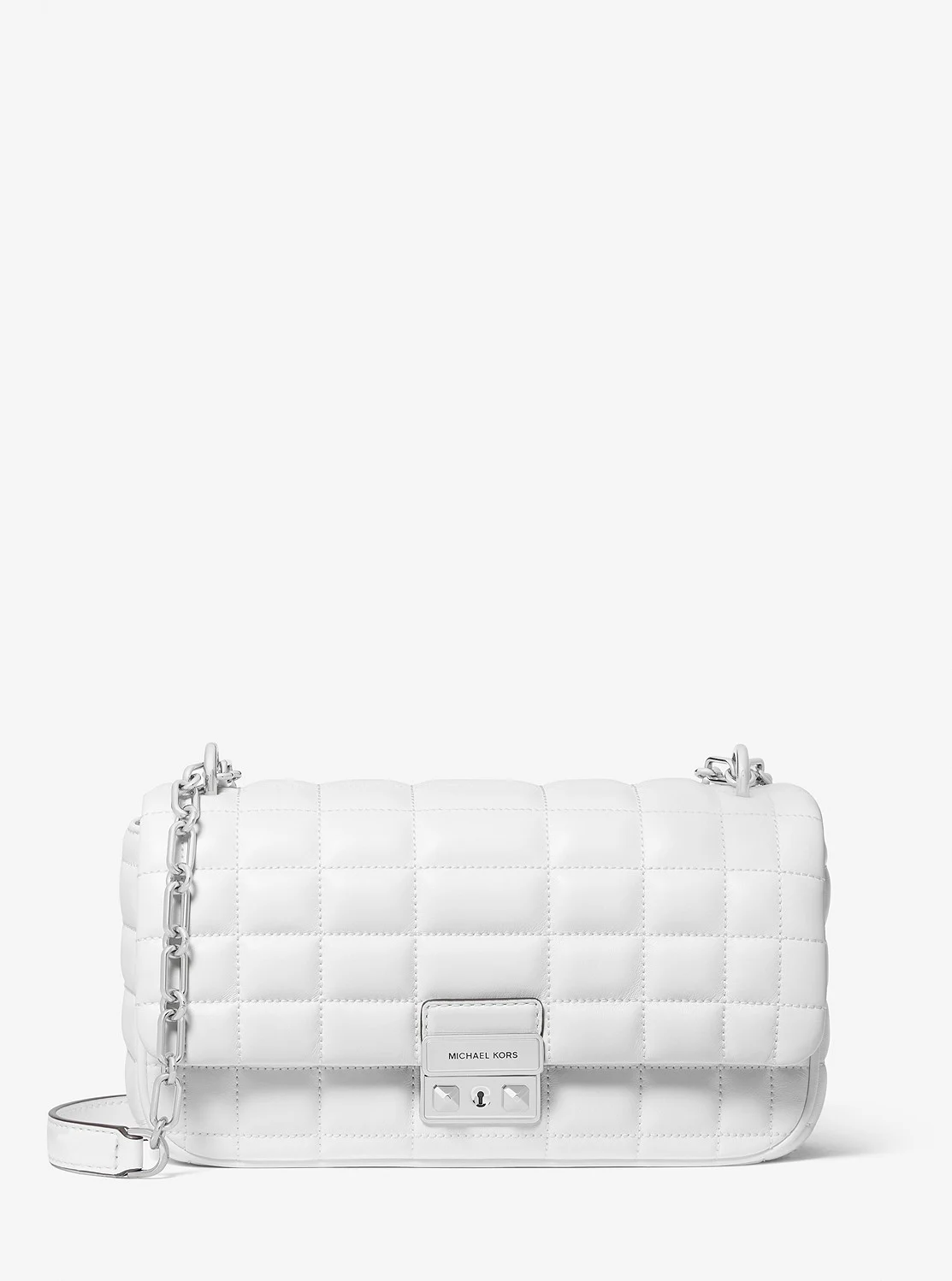 Michael Kors TRIBECA キルテッドレザー ショルダー ラージ