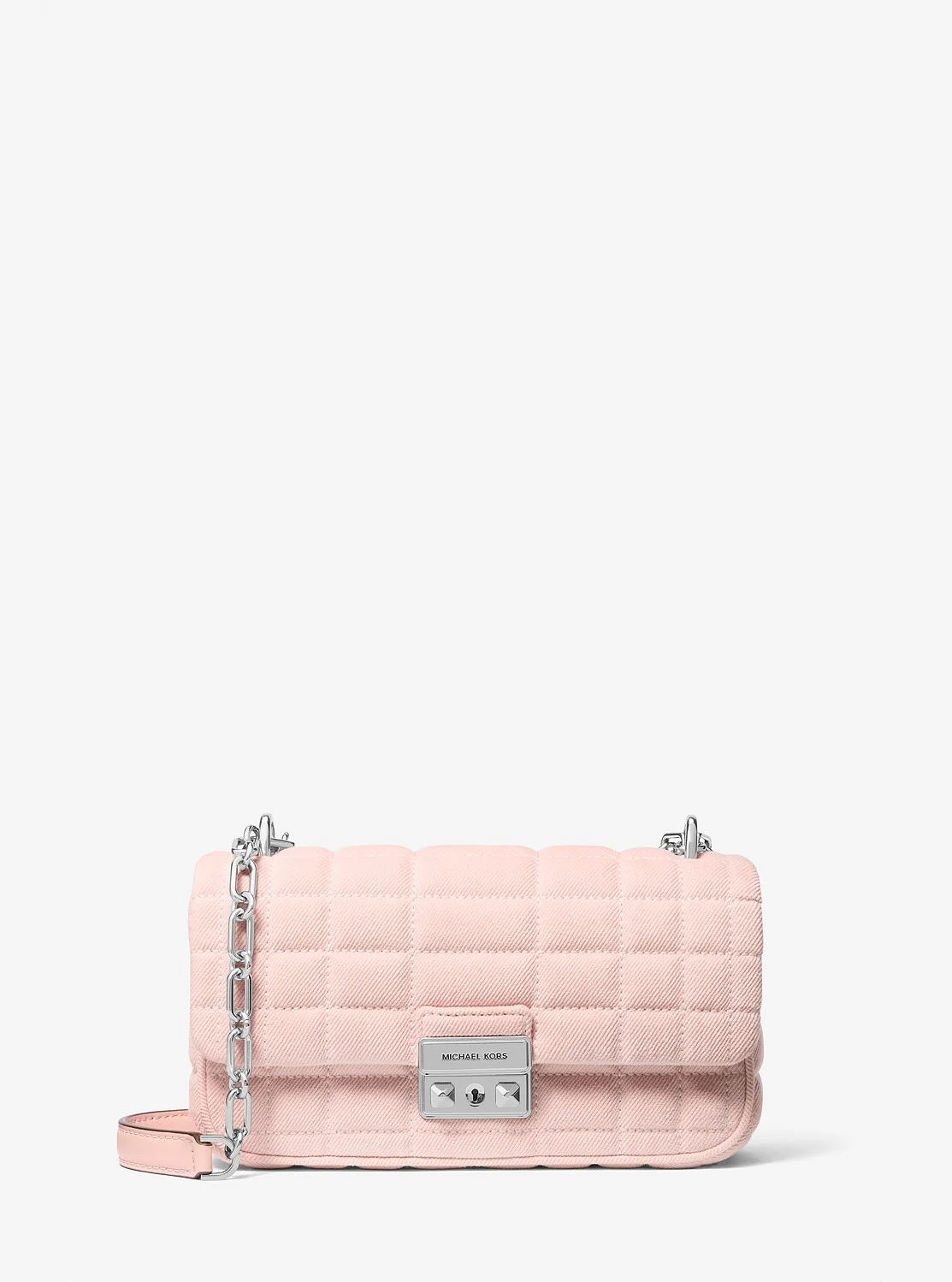Michael Kors TRIBECA キルト デニム ショルダー スモール