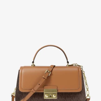 Michael Kors TRIBECA サッチェル ミディアム - MKシグネチャー