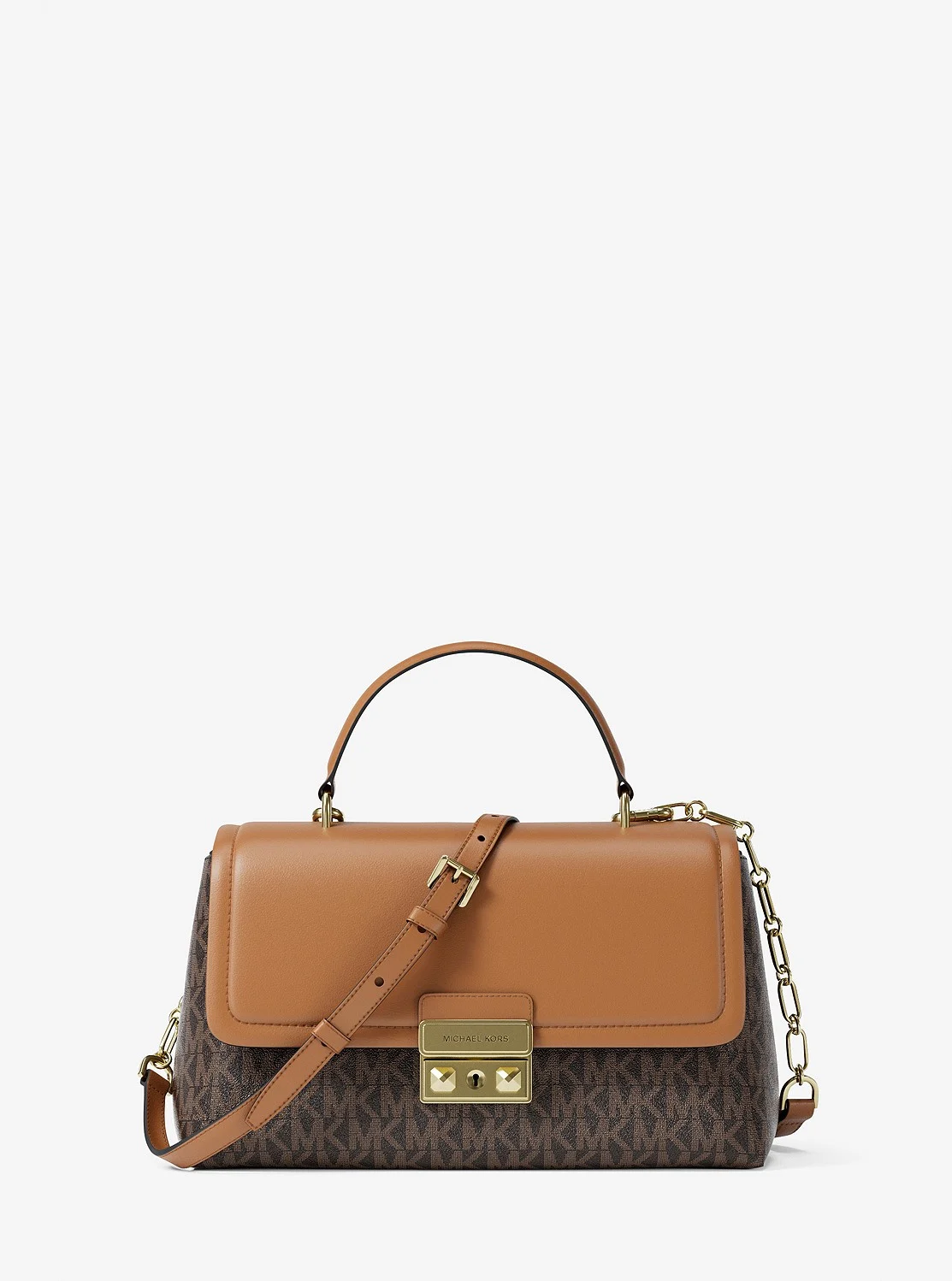Michael Kors TRIBECA サッチェル エクストラスモール - MKシグネチャー