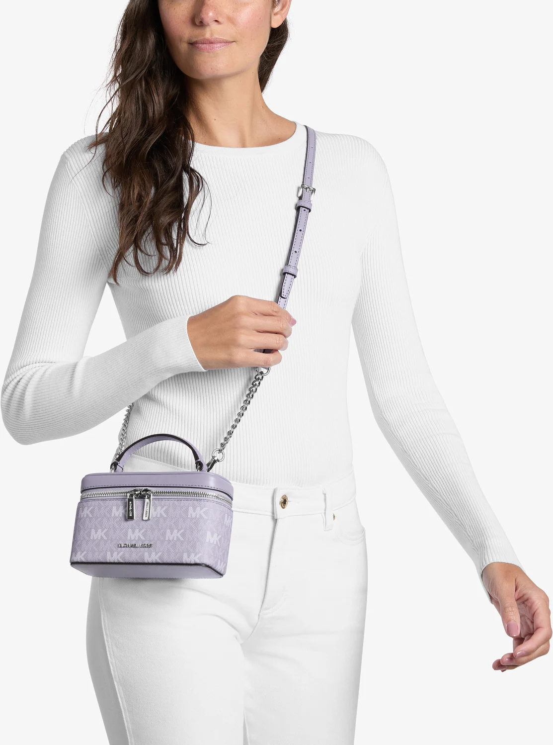 Michael Kors VIVI バニティ クロスボディ スモール - MKシグネチャー - Image 4