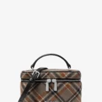 Michael Kors VIVI プレイドプリント ウールブレンド バニティ クロスボディ スモール